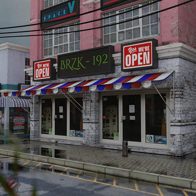 Urban City Building Pack 3D Model 3d art 3d artist abandoned apocalypse architecture building cityscape damaged destroyed eboldstudio exterior historic horror hotel pbr renderhub ruin street survival zombie