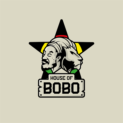 House of Bobo brand design logo rasta