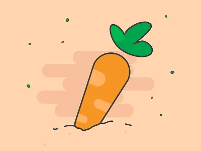Delicious Carrot carrot carrots clean concept creative design healthy icon illustration illustration art minimal orange sletch vector vectors yum