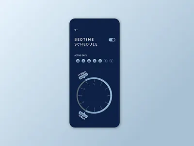 Daily UI Challenge 007 — Settings bedtime dailyui dailyui 007 dailyuichallenge mobile settings settings page settings ui ui