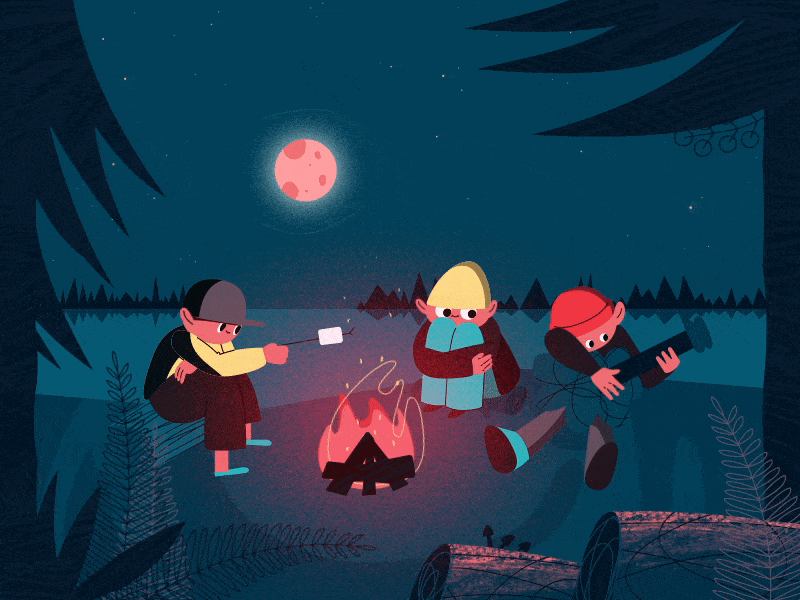 Summer Camp Animation ae after effects after effects animation animation character course motion design study