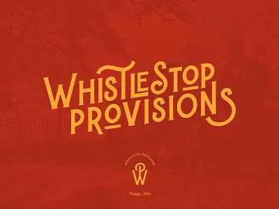 Whistlestop Provisions brand branding branding concept branding design concept logo logos logotype packaging packaging design train typography