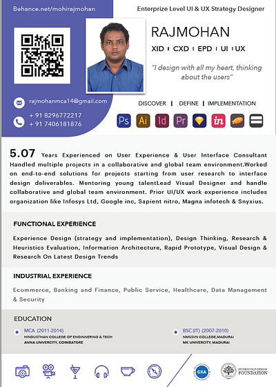 Updated Resume design illustration job ui uiux ux