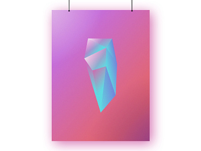 Gradient Poster Design adobe art branding creative design gradient graphic graphic design illustration illustrator minimal portfolio portrait poster poster art smart vector wall wall art wallpaper