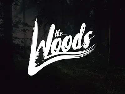 The Woods Camp camp church design event icon illustration logo design logo designs logodesign retreat vector wood woods