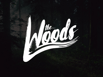 The Woods Camp camp church design event icon illustration logo design logo designs logodesign retreat vector wood woods