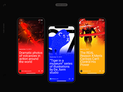 Pulse UI Kit. News Aggregator App app app design brutalist interface minimalism mobile mobile app mobile design mobile ui news newsfeed themplates ui component ui components ui design ui elements ui kit ui kits ui pack