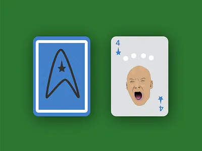 There are Four Lights captain picard design illustration illustrator next generation picard playing card playingcards sir patrick stewart star trek vector weekly warm up weeklywarmup