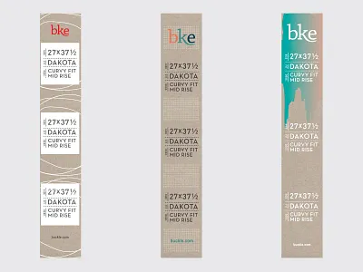 bke kids apparel clothing design kids label leg sticker