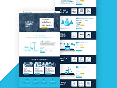 An-Nadaa Website branding charity donation foundation illustration interface islamic landingpage people product design uidesign uiux user interface uxdesign water web webdesign webdevelopment website