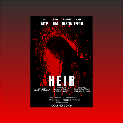 Heir Movie Poster design illustration