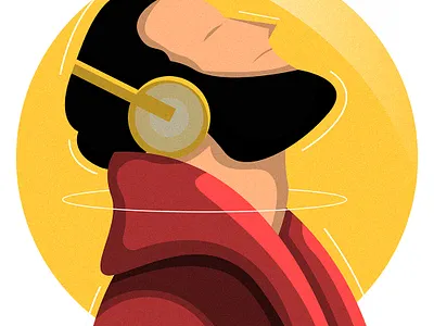 Listen the music and relax 2d character adobe illustrator adobe photoshop art cartoon cartoon character colorful design digital painting drawing flat illustration illustration ui website illustration