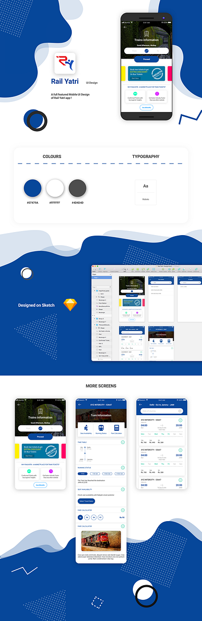 Train Info App: RailYatri app app design app ui ux design train travel app traveling ui uidesign ux uxdesign