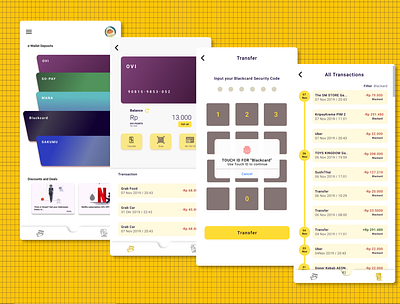 Finance mobile app - e wallet design figma finance finance app mobile mobile app ui ux