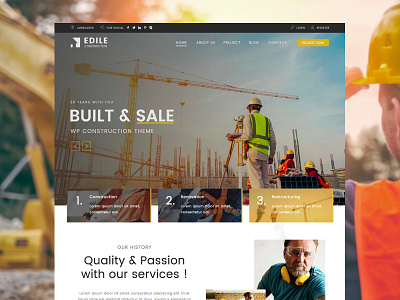 Construction WordPress Theme architect architecture building building company construction construction company constructor engineering envato handyman manufacture nicdark nicdarkthemes renovate renovation restructuring themeforest wordpress wordpress theme