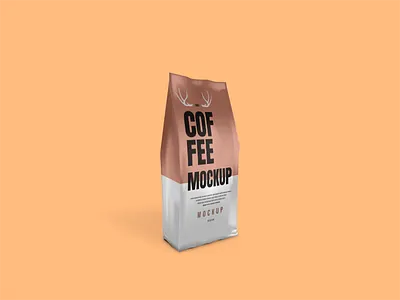 Coffee Bag PSD Mockup coffee mockup coffee package food mockup free mockup psd shwocase tea package