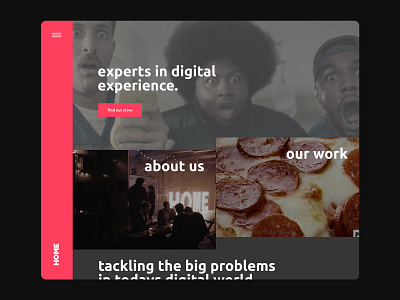 Home agency website concept agency agency homepage agency landing page agency website design homepage homepage design ui ux web design