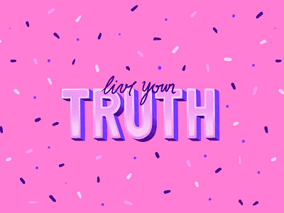 Truth artwork calligraphy design digital art illustration letters procreate type typography