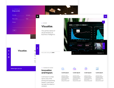 Visualize corporate website concept adobe xd business website concept corporate website design ui design user experience design ux designer web design website website design