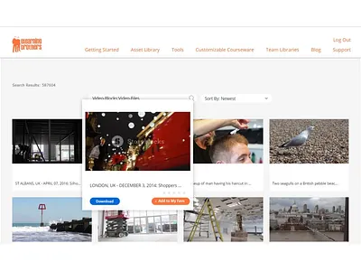 eLearningBrothers Homepage design ui ux web design web development