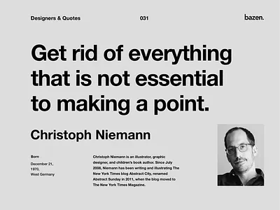 Quote - Christoph Niemann design quote design quotes inspiration inspirational inspirational quote inspirational quotes learning app motivation motivational quotes motivations principles product design quote quote design quotes tips ui design ux ux design uxui