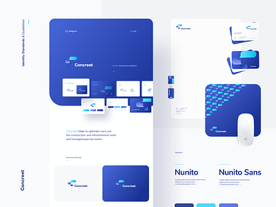 CBrand 2019 - Case Study behance behance case sudy blue brand brand book cards case study design flat logo manual minimal minimalism netguru rounded shadows simple typography ui vector