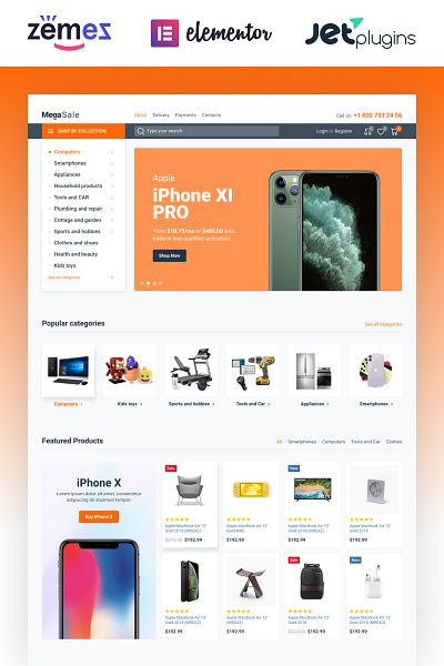 MegaSale - Innovative ECommerce Super Market WooCommerce Theme ecommerce online online store responsive supermarket template website woocommerce woocommerce theme wordpress wp