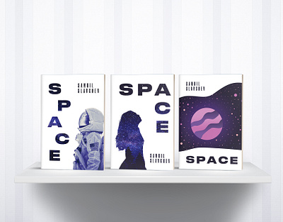 Space Book Covers book cover book covers cover design graphic design illustration product design space space illustration typography vector