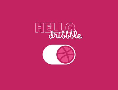 hello, dribbble! debut design dribbble first shot illustration ui