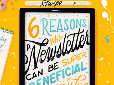 6 Reasons you Need a Newsletter calligraphy design hand lettering handlettered handlettering handwritten lettering letters type typography