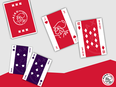 AFC AJAX Playing Cards afc ajax ajax football club football logo jack logo playing card soccer warm up warmup weekly warm up