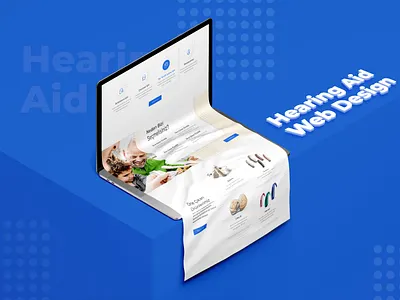 Hearing Aid Website Design design ui ux web website
