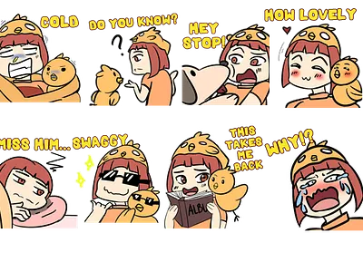 sticker sample 2 commision expression icon logo sticker twitchemote