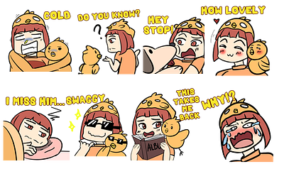 sticker sample 2 commision expression icon logo sticker twitchemote