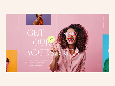 —Ms. Smith, Landing 02/04 design fashion fashion brand fashion design hero hero image hero section landing landing design landing page design landingpage shop shopping ui web web design website website concept website design