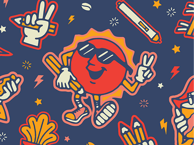 Good Vibes Capsule Collection! aron leah community dribbble fried cactus studio good vibes illustration merch merch design swag