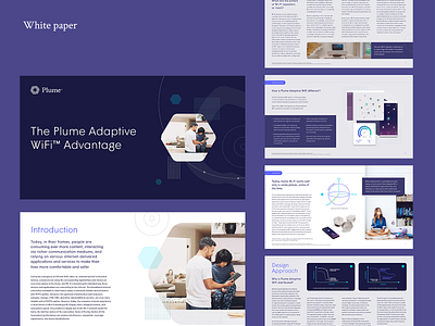 Plume White Paper custom infographics innovation marketing marketing collateral marketing materials plume sales enablement smart home tech white paper wifi
