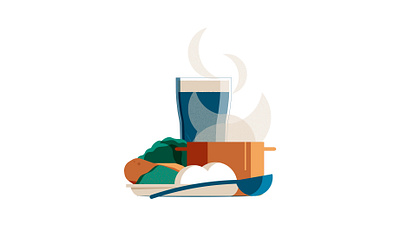 Dubliners Tell Us Why They Love Their City design editorial editorial illustration food illustration illustrator minimal vector