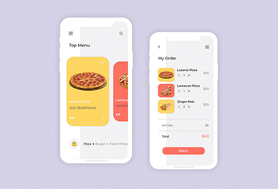 Food Order Delivery App UI Concept android app ui app ui app ui design food app food delivery app food ordering app iphone app ui mobile app ui mobile app ui design onboarding screens ui design walkthrough screens