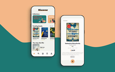 Reading App 📚 app books clean ui design dribbble figma flat ios minimal mobile pattern reading app uidesign ux web
