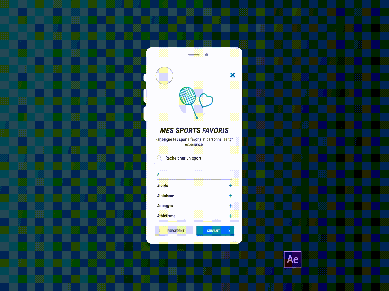 UI interaction - scroll behavior activities aftereffects animation behavior decathlon design interaction invision mobile profile scroll sketch smartphone sport ui uiux ux