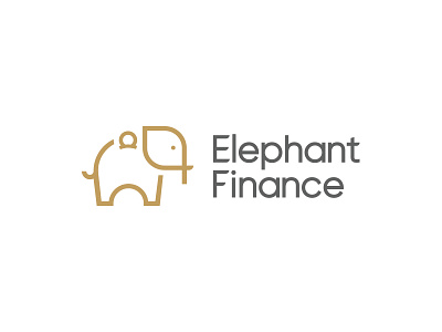 Elephant Finance design elephant graphic design icon illustration logo logo design logodesign logomark logos vector