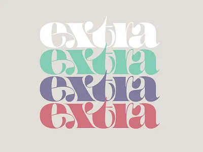 extra extra extra form lettering type typography