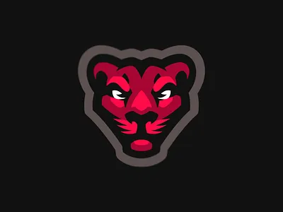 Red Panther animal branding caelum esport esports icon identity illustration logo logotype mascot sport sports