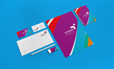 Voyager Group branding design graphic identity logo logo a day logodesign logotype print travel typography