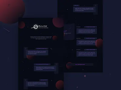 PulsarMC Forum Advertisement advertisement design drawing identity interface landing portfolio space ui uiux web website