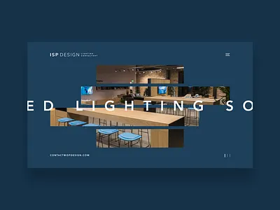 ISP Design - Website clean interface minimal simple ui ux web website
