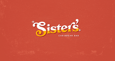 Sister's Caribbean Bar — Logo bar caribbean logo restaurant retro