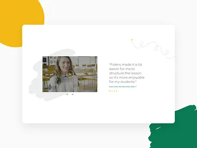 Folens Modules blob books bookstore education folens green hero ink landing module programme retail scribble testimonial ui ux visual web website yellow