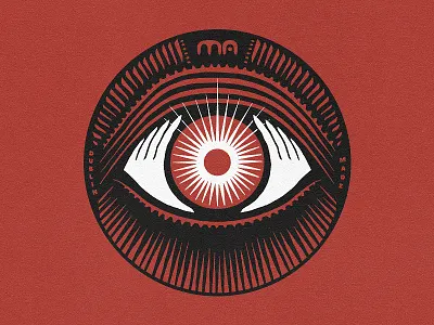 MAgne - Magic Eye apparel design drawing eye graphic hand drawn hands illustration lines